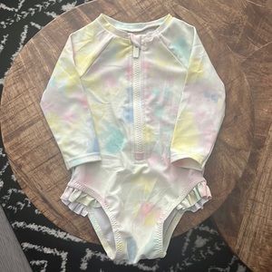 3-6 month multi tie day bathing suit